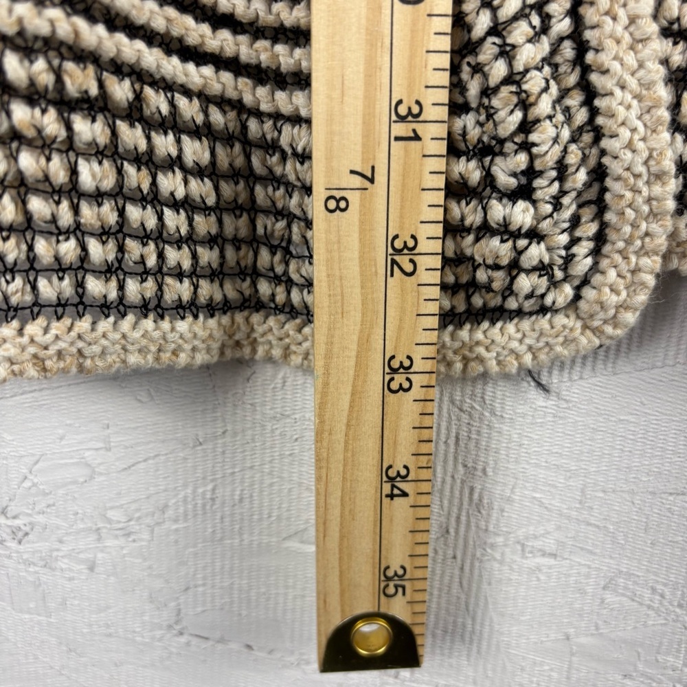 Soft Surroundings Striped Open-Front Cardigan Sweater XL Ribbed Knit Texture - Picture 5 of 8
